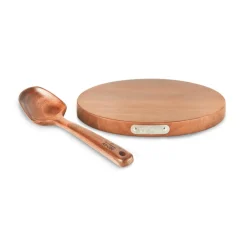 Outlet Acacia Wood Trivet and Spoon; 2 Piece Set Kitchen Accessories