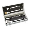 Discount BBQ Tool Set With Case, 4 Piece Stainless Steel Grill Tool Set Outdoor Tools & Accessories | Professional Tools