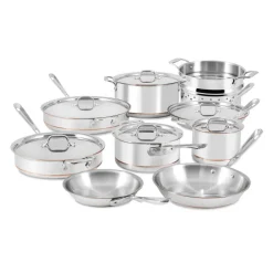 Online Copper Core 5-Ply Bonded 15 Piece Cookware Set | Cookware Sets