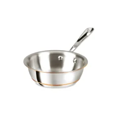 New Copper Core 5-ply Bonded Cookware, Saucier, 1 quart Sauce Pans & Sauciers
