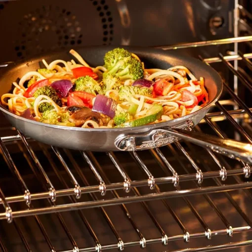 Sale D5 Brushed Pro Nonstick 5-ply Bonded Cookware, Fry Pan, 8 inch Fry Pans & Skillets