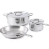 Fashion D3 Everyday Stainless 3-Ply Bonded Cookware, 5 Piece Set | Cookware Sets