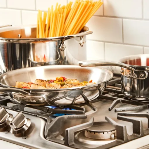 Fashion D3 Everyday Stainless 3-Ply Bonded Cookware, 5 Piece Set | Cookware Sets
