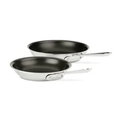 New D3 Pro Nonstick 3-ply Bonded Cookware, Fry pan Set, 8 and 10 inch Cookware Sets