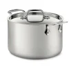 Outlet D5 Stainless 5-Ply 12 Quart Stock Pot with Lid | Soups & Stockpots