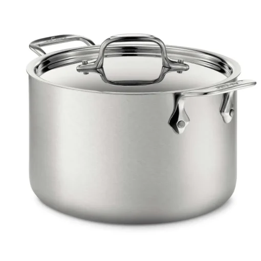 Outlet D5 Stainless 5-Ply 12 Quart Stock Pot with Lid | Soups & Stockpots