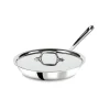 Outlet D3 Stainless 3-Ply Bonded 10 Inch Skillet with Lid | Fry Pans & Skillets