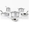 Discount D3 Stainless 3-ply Bonded Cookware Set, 10 piece Set Cookware Sets