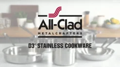 Discount D3 Stainless 3-ply Bonded Cookware Set, 10 piece Set Cookware Sets