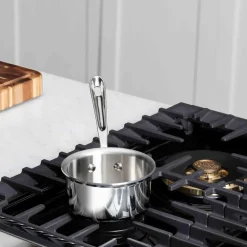 Hot D3 Stainless 3-ply Bonded Cookware, Butter Warmer with pour lip, 0.5 quart Sauce Pans & Sauciers