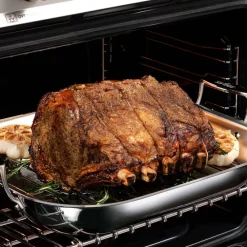 Sale D3 Stainless 3-Ply Bonded Cookware, Large Flared Roaster Roasters