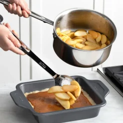 Online D3 Stainless 3-Ply Bonded Cookware, Sauce Pan with Lid, 3 quart Sauce Pans & Sauciers