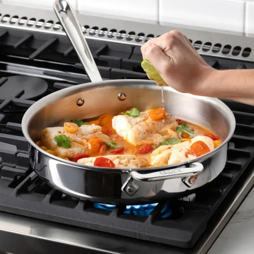 Discount D3 Stainless 3-ply Bonded Cookware Set, 10 piece Set Cookware Sets