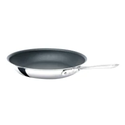Outlet D5 Stainless Polished 5-Ply 12 Inch Skillet | 12 Inch Fry Pan | Fry Pans & Skillets