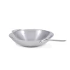 Fashion D5 Stainless Polished 5-ply Bonded Cookware, Wok, 14 inch Fry Pans & Skillets | Woks & Chef Pans
