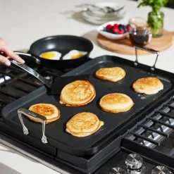 Fashion Double Burner Griddle / NS Pro for Bigger Breakfasts Griddle & Grill Pans