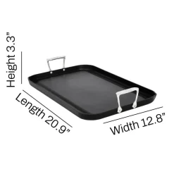 Fashion Double Burner Griddle / NS Pro for Bigger Breakfasts Griddle & Grill Pans
