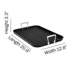 Clearance Double Burner Grill / Ultimate Grilling with NS Pro Griddle & Grill Pans