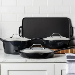 Fashion Enameled Cast Iron, Plancha, 11 x 19 Inch Griddle & Grill Pans | Enameled Cast Iron