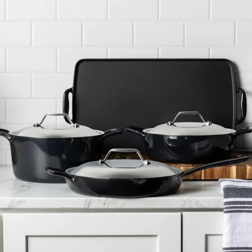 Fashion Enameled Cast Iron, Plancha, 11 x 19 Inch Griddle & Grill Pans | Enameled Cast Iron