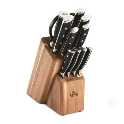 Sale Forged Knives | Knife Block Set | 12 pc Knife Set | Knives