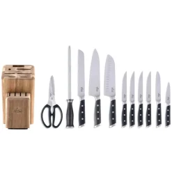 Sale Forged Knives | Knife Block Set | 12 pc Knife Set | Knives