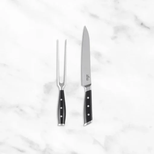 Hot Forged Knives Carving Set, 8 inch Knife & 6 inch Fork | Knives