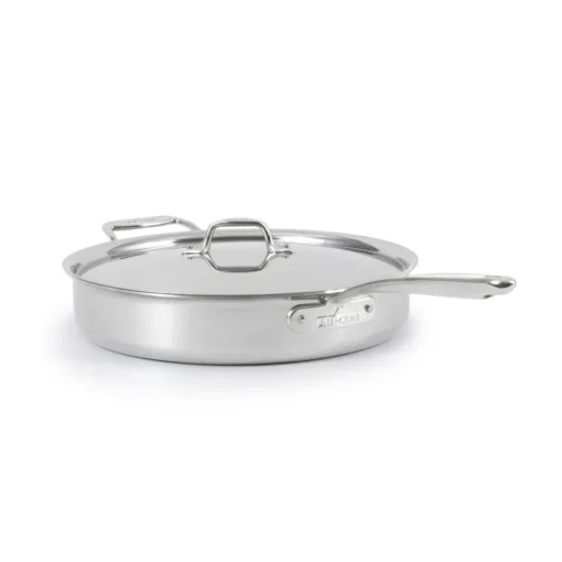 Discount G5® Graphite Core Stainless Steel 5-ply Bonded Cookware, Sauté Pan with Lid, 6 quart Saute Pans