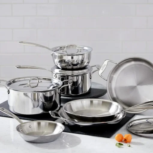 Hot G5® Graphite Core Stainless Steel 10 Piece Set | Cookware Sets