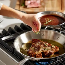 Fashion G5® Graphite Core Stainless Steel Skillet with Lid, 12.5 inch | Fry Pans & Skillets
