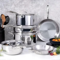Hot G5® Graphite Core Stainless Steel 10 Piece Set | Cookware Sets