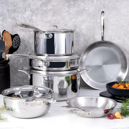 Hot G5® Graphite Core Stainless Steel 10 Piece Set | Cookware Sets