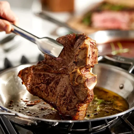 Sale G5® Graphite Core Stainless Steel 2 Piece Skillet Set, 8.5 & 10.5inch | Fry Pans & Skillets