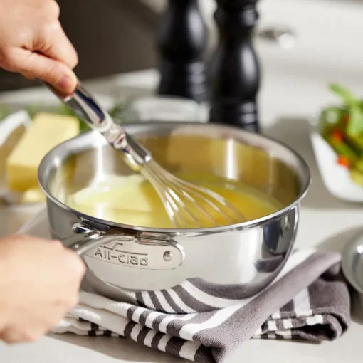 Discount G5® Graphite Core Stainless Steel 5-ply Bonded Cookware, Sauté Pan with Lid, 6 quart Saute Pans