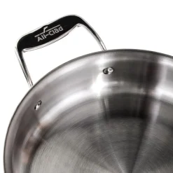 Discount G5® Graphite Core Stainless Steel 5-ply Bonded Cookware, Sauté Pan with Lid, 6 quart Saute Pans