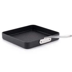 Fashion HA1 Expert Cookware, Nonstick Square Grill, 11 inch Griddle & Grill Pans