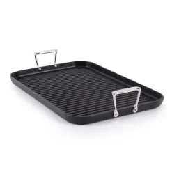 New HA1 Expert Cookware, Nonstick Double Burner Grill, 13 x 20 inch Griddle & Grill Pans