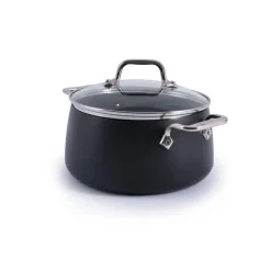 Outlet HA1 Expert Cookware, Nonstick Soup Pot with Lid, 4 quart Soups & Stockpots
