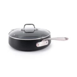 New HA1 Expert Cookware, Nonstick Sauté Pan with Lid, 4 quart Saute Pans