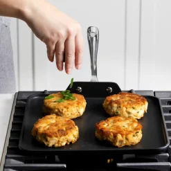 Outlet HA1 Expert Cookware, Nonstick Square Griddle, 11 inch Griddle & Grill Pans