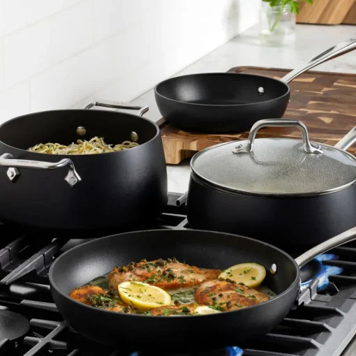 Clearance HA1 Expert Cookware, Nonstick 3 Piece Fry Set, 8, 10 & 12 inch Cookware Sets