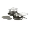 Fashion Hard Anodized Nonstick Cookware Set, 12 piece Set Cookware Sets