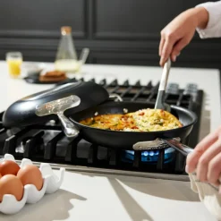 Fashion 10-Inch Frittata Pan / NS Pro for Flawless Omelettes Fry Pans & Skillets