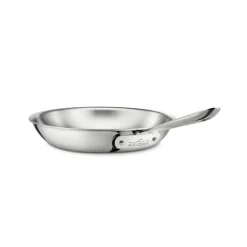 Clearance 8-Inch Fry Pan / D5 Polished Stainless Steel Compact Cooking Fry Pans & Skillets