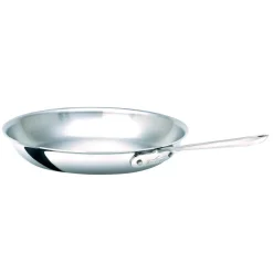 Hot 12-Inch Fry Pan / D5 Polished Stainless Steel Masterpiece Fry Pans & Skillets