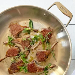 Outlet 14-Inch Fry Pan / D5 Polished Stainless Steel Perfection Fry Pans & Skillets