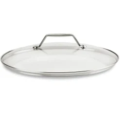 Fashion 12-Inch Glass Lid / Essentials Nonstick Cookware Accessory Kitchen Accessories