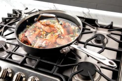 Fashion 12-Inch Glass Lid / Essentials Nonstick Cookware Accessory Kitchen Accessories