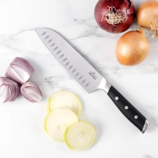 Hot 7-Inch Santoku Knife / Precision Cutting by Knives
