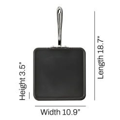 New 11-Inch Square Griddle / Griddle Your Best with NS Pro Griddle & Grill Pans